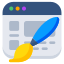 Web design icon.